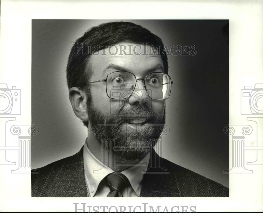 1986 Press Photo Leonard Maltin, Movie Critic - cva33573 - Historic Images