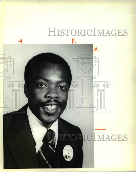 1979 Press Photo Marcus May, CL- City Council Candidate - cva33663 - Historic Images
