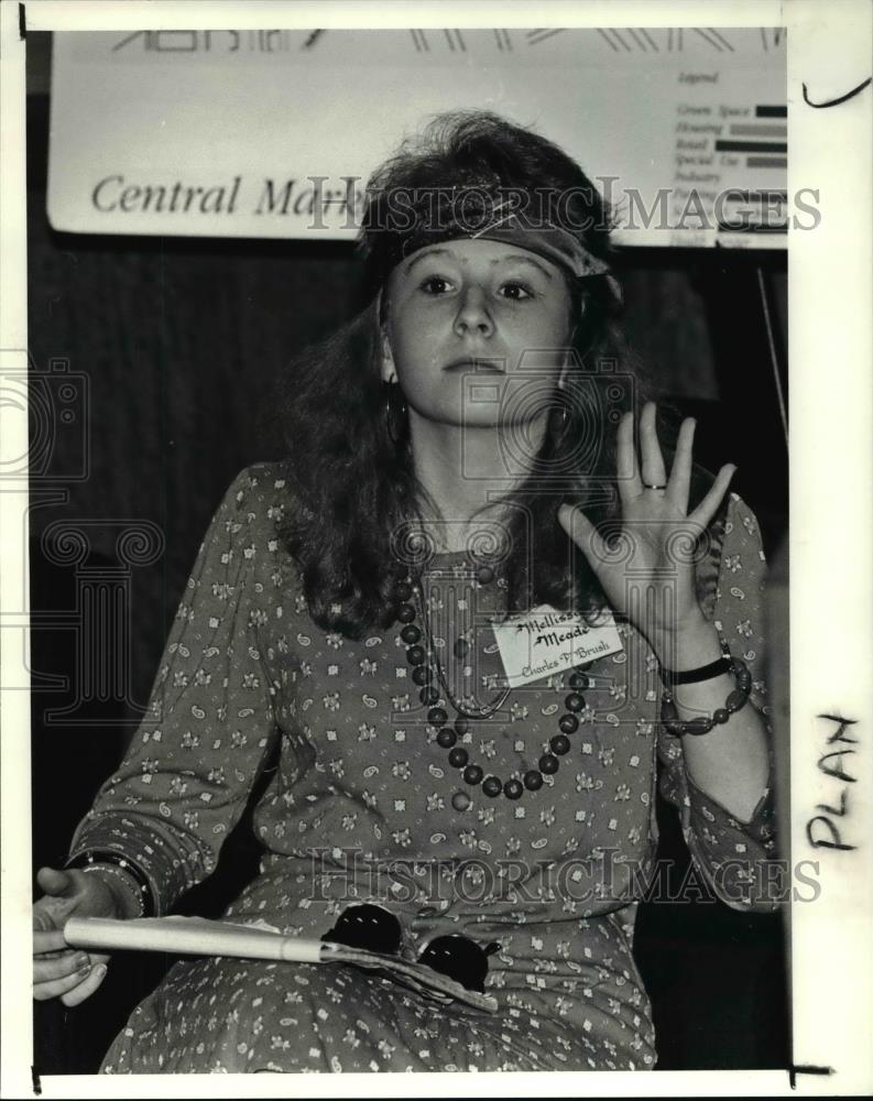 1990 Press Photo Melissa Meade, student Charles F Brush High School - cva33688 - Historic Images