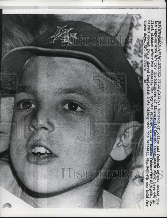 1967 Press Photo Federal agents search for kidnappers of Kenneth Young - Historic Images