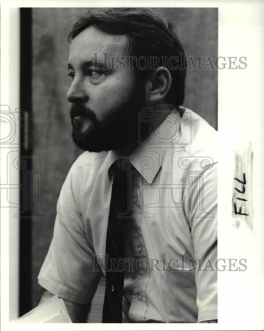 1990 Press Photo BJ Meder run Cuyahoga County Landfill programs - cva33696 - Historic Images