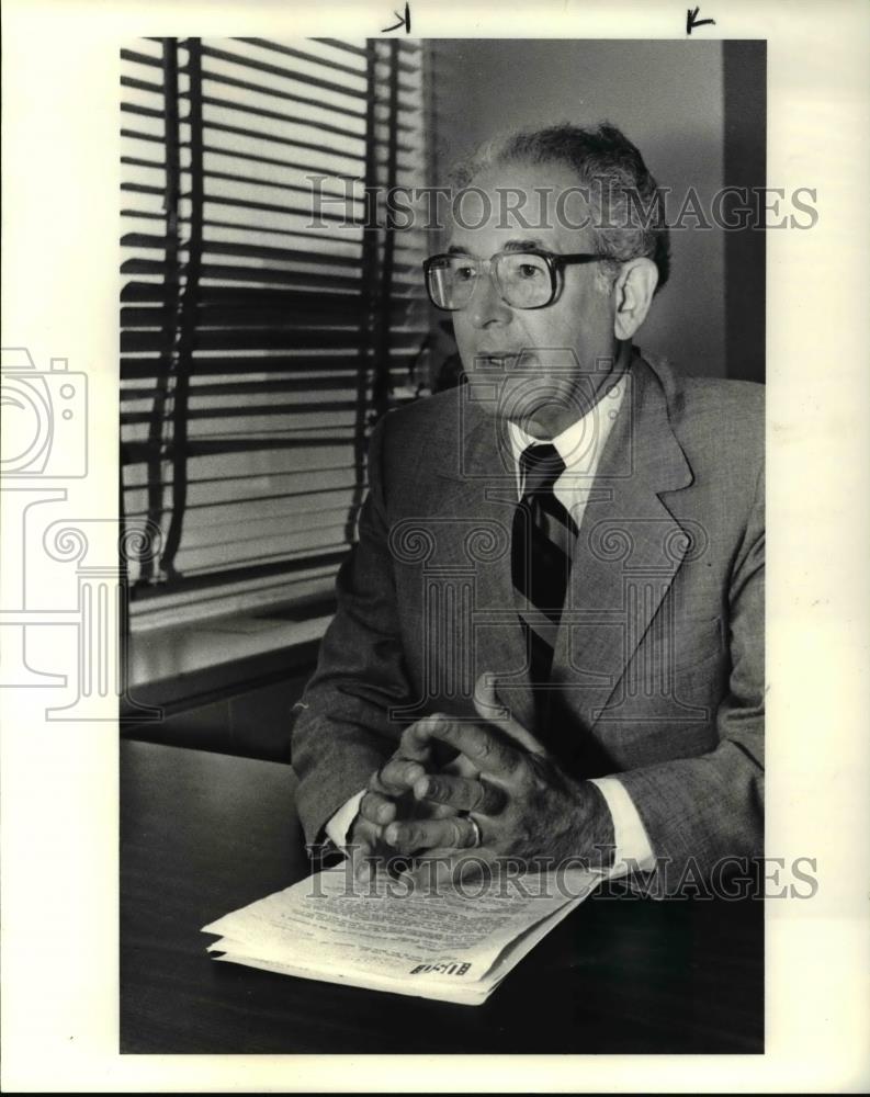 1984 Press Photo James R Mellman, new president of USO - cva33698 - Historic Images