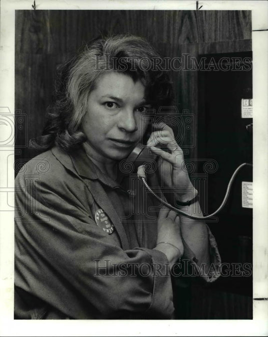 1989 Press Photo Patricia Moss, Chief Negotiator for AFSCME - cva33707 - Historic Images