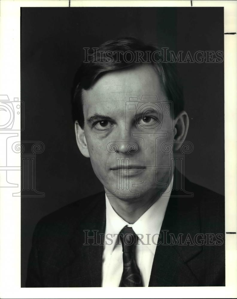 1991 Press Photo Victor Nasak, Lithuanian Information Center Manager - Historic Images