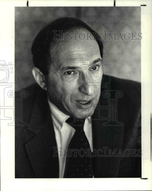 1987 Press Photo Richard L Nathan, Princeton University Professor - cva33762 - Historic Images