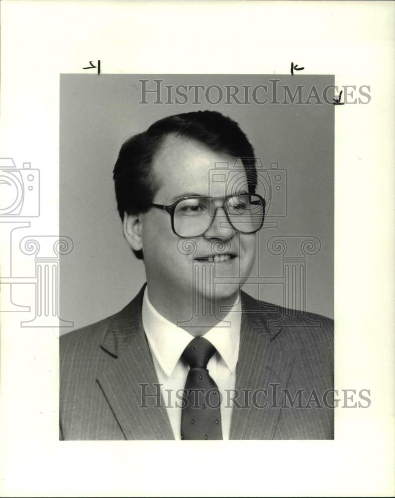 1984 Press Photo James Newell, playwright, Lakewood Little Theater - cva33763 - Historic Images