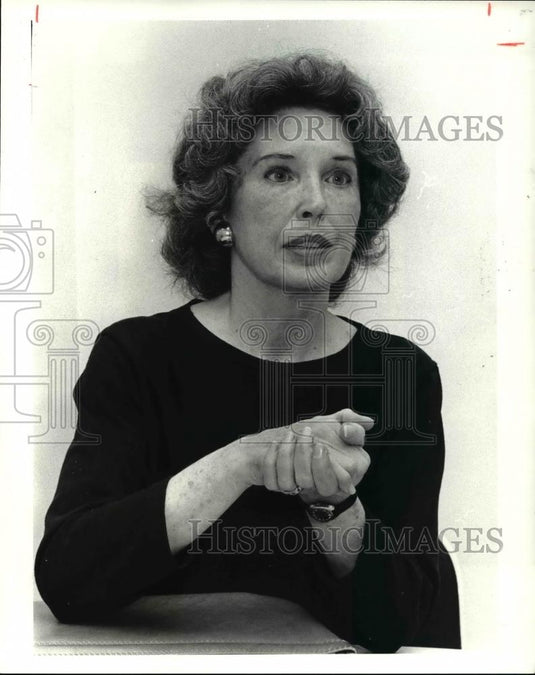 1985 Press Photo Swill York Newman- National Mental Health Groups - cva33765 - Historic Images