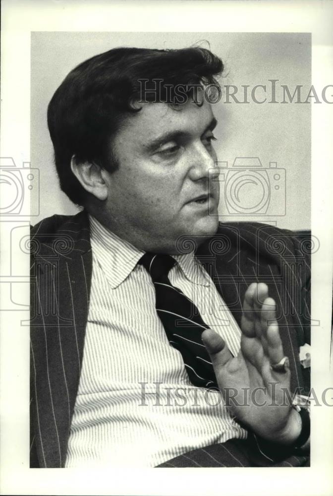 1982 Press Photo Frank Modsoll Chairman of the National Endowment of the Arts - Historic Images