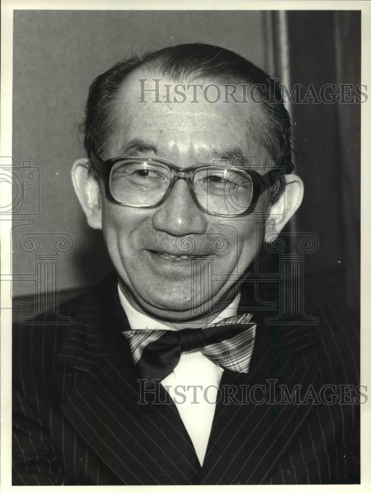 1981 Press Photo Sam Nakagama, economist for the Kidder Peabody - cva33900 - Historic Images
