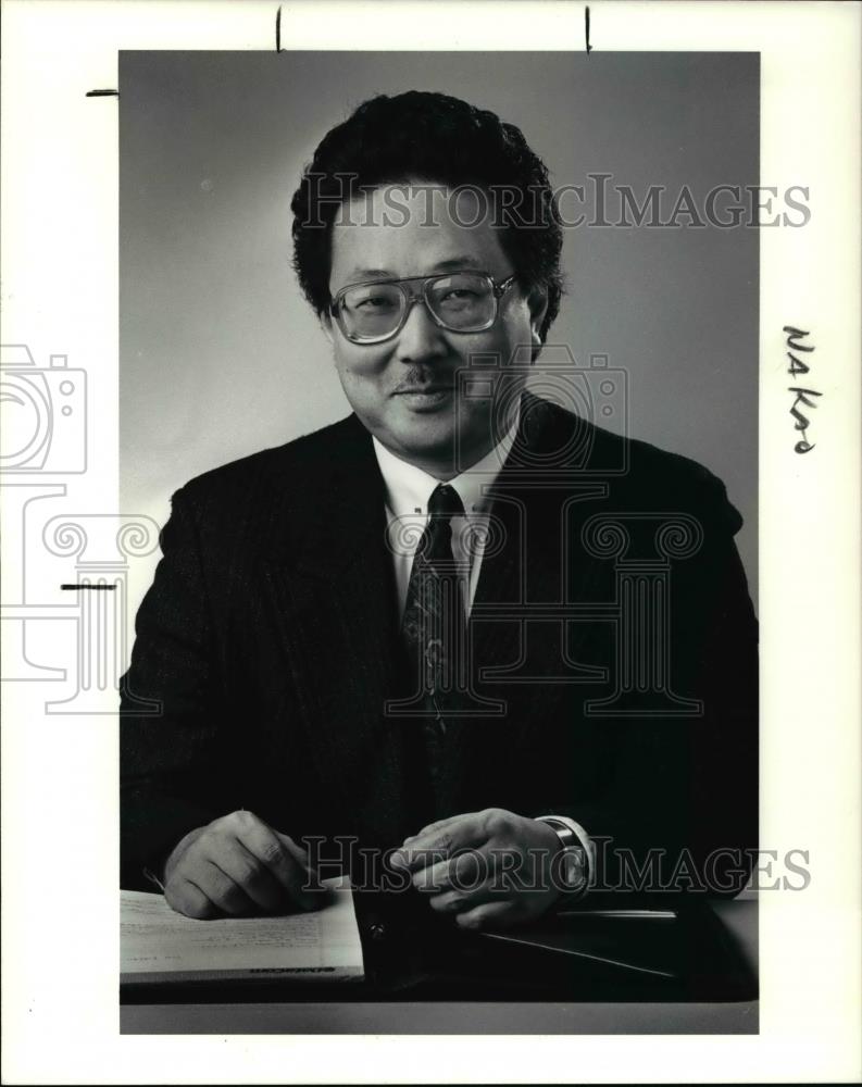 1991 Press Photo Tom Nakao Jr., Japanese-American leader - cva33910 - Historic Images