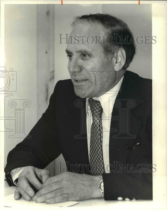 1981 Press Photo Asher Naim, Israeli diplomat, consul to Ohio and 5 other state - Historic Images
