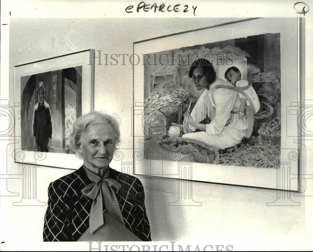 1987 Press Photo Mary McCallum Pearce, artist - cva33943 - Historic Images