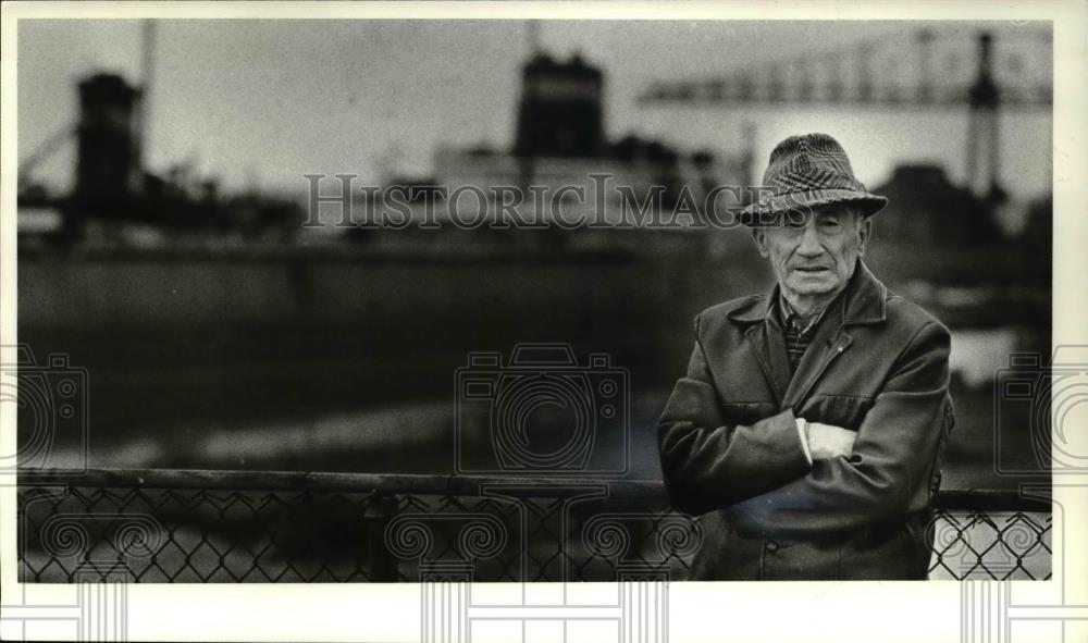1979 Press Photo Nicholas Pauchel, Harbor Master in Ashtabula - cva33946 - Historic Images