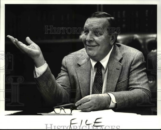 1987 Press Photo Judge Tom Matia - cva34026 - Historic Images