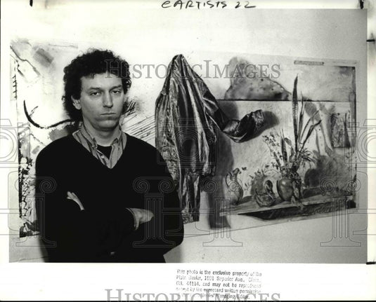 1989 Press Photo George Mauersberger, at the Cleveland Art Gallery - cva34044 - Historic Images
