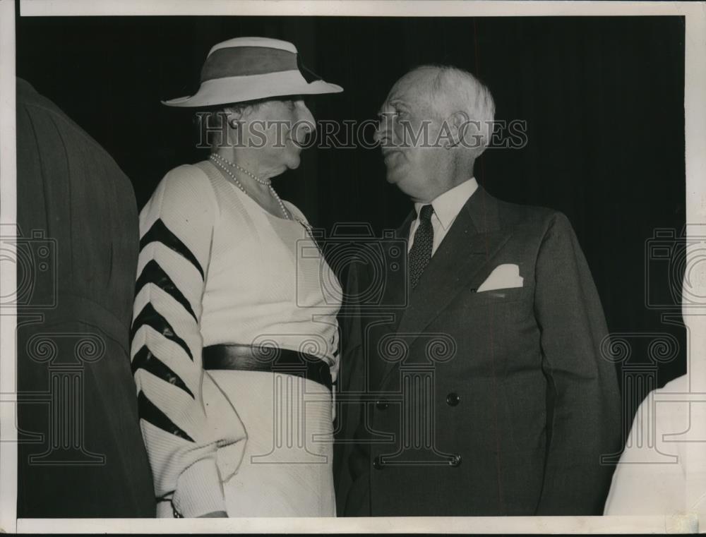 1936 Press Photo J. Borden Harriman, Norman J. Davis at Democratic Convention - Historic Images