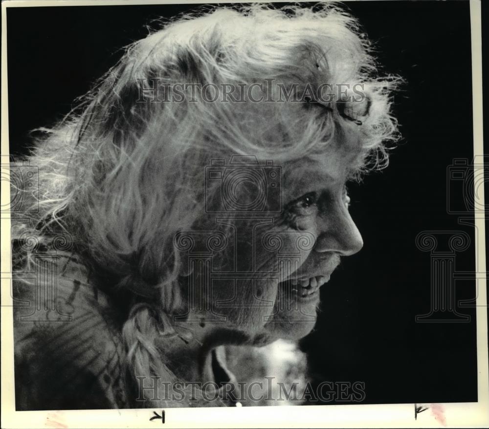 1979 Press Photo Clara Pfeister, 88 years old, 1762 Hower Ave., E. Cleveland - Historic Images