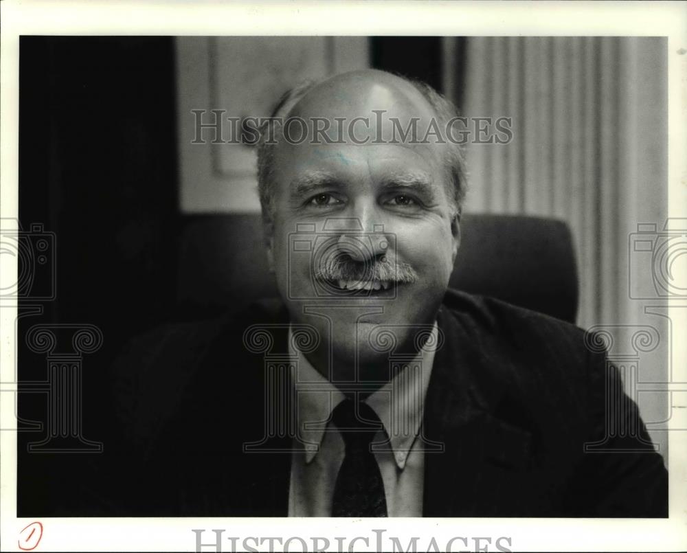 1991 Press Photo Robert A Paulson Mayor of Solon - cva34123 - Historic Images