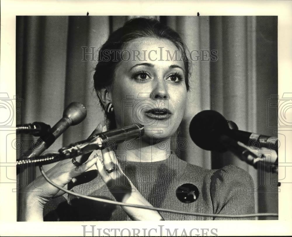 1980 Press Photo Jane Pauley Today Show co-host spoke at the Women's city club - Historic Images