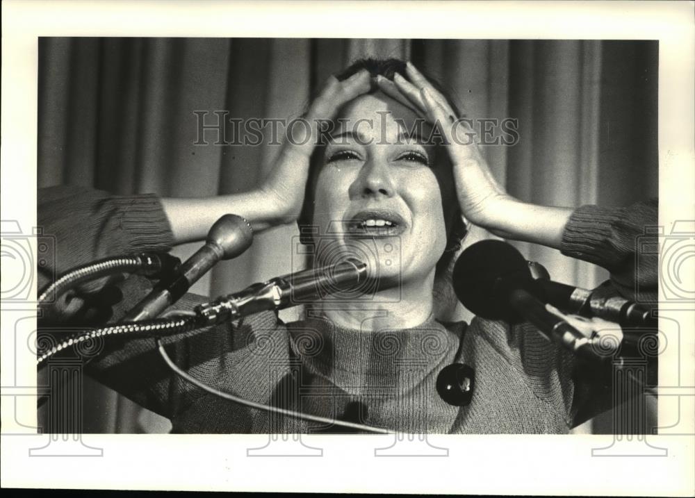 1980 Press Photo Jane Pauley today show co host spoke at the Women&#39;s City Club - Historic Images