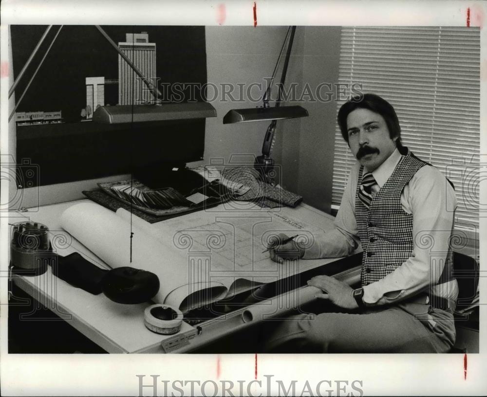 1978 Press Photo Bob Nagle of Environ Designers &amp; Interiors Co - cva34214 - Historic Images