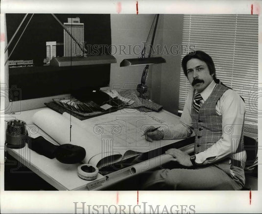 1978 Press Photo Bob Nagle of Environ Designers & Interiors Co - cva34214 - Historic Images