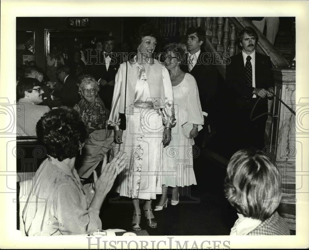 1979 Press Photo Mrs Walter Mondale visits Cleveland - cva34234 - Historic Images