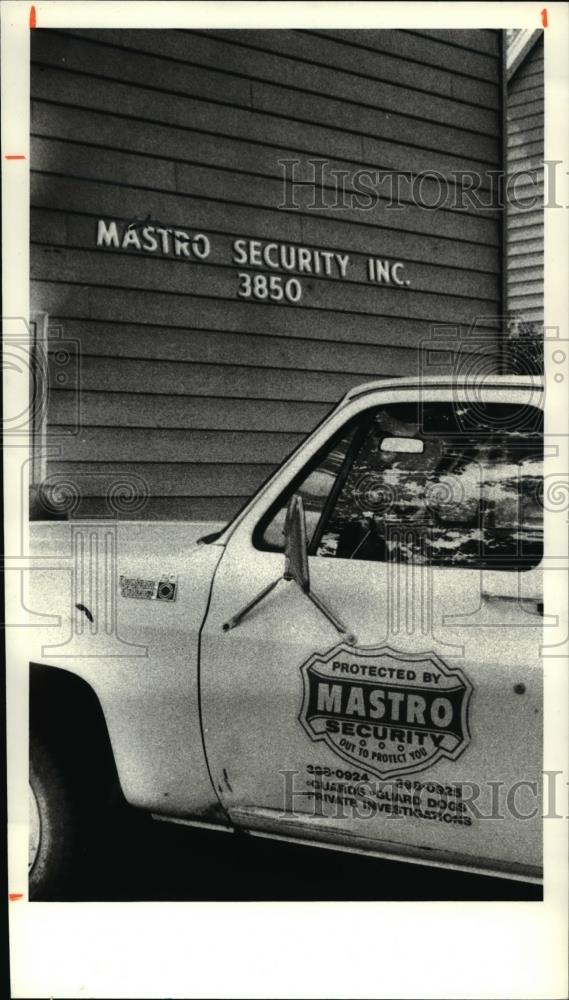 1980 Press Photo Donald E. Mastro's Mastro Security Inc. to be closed by State - Historic Images