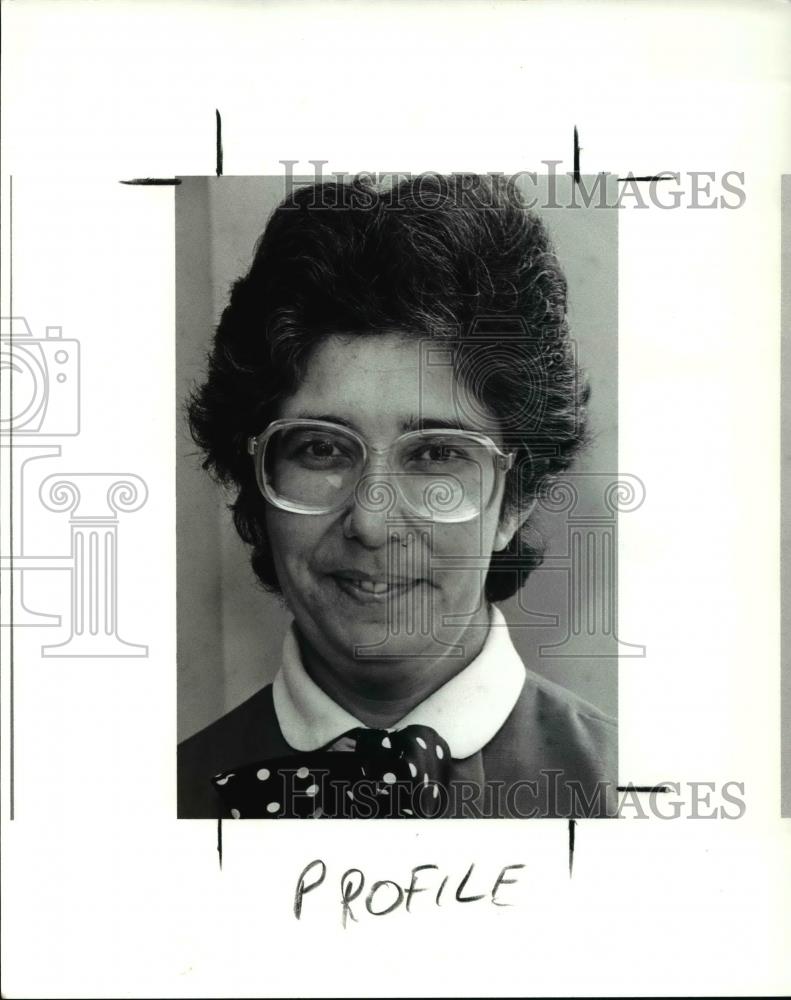 1989 Press Photo Rita Messineo, director of Human Services, Broadview Hts - Historic Images
