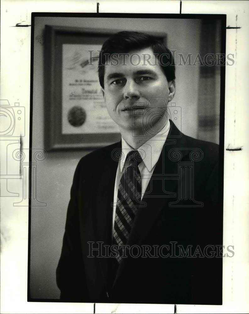 1988 Press Photo Donald A. Navatsyk, Primary Ohio Senate, 32nd District - Historic Images