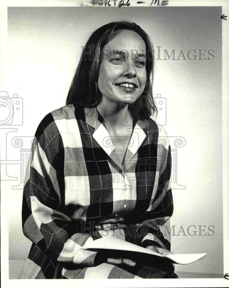 1986 Press Photo Kay Matschullat, director to die for Grenada Playhouse - Historic Images