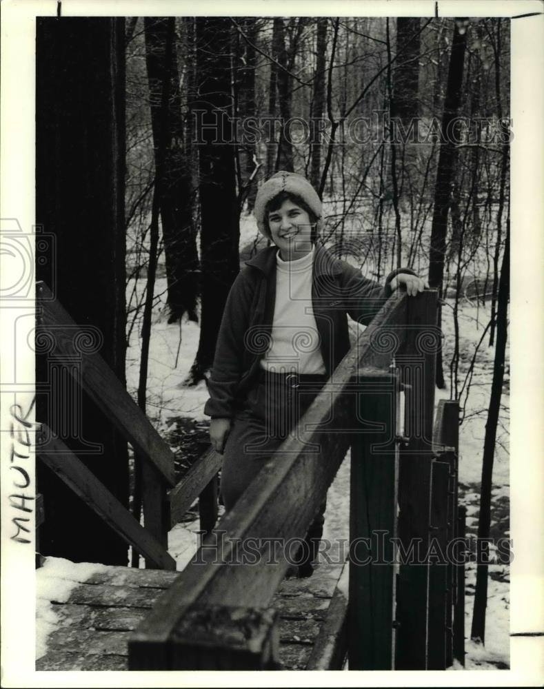 1990 Press Photo Marcia J. Mauter, Shaker Lakes Regional Nature Center Director - Historic Images