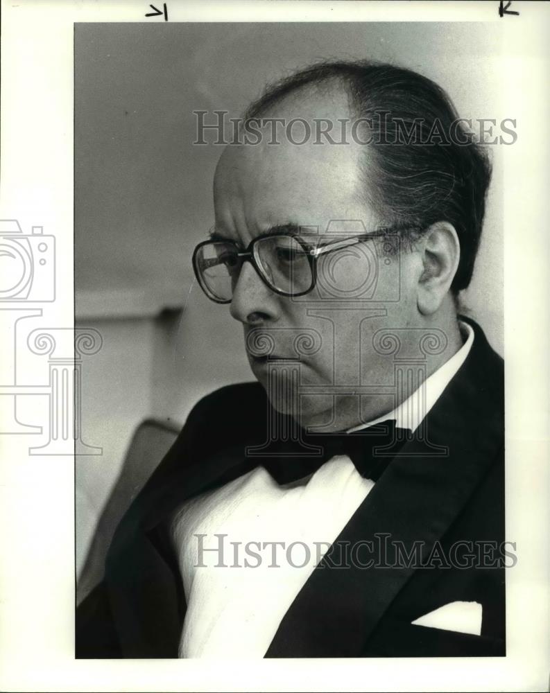 1985 Press Photo Rinaldo Petrignani, Ambassador to United States from Italy - Historic Images