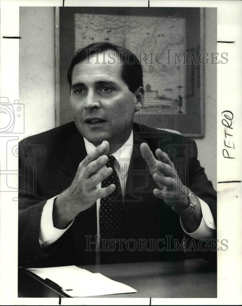 1989 Press Photo Jim Petro, candidate for attorney general - cva34383 - Historic Images