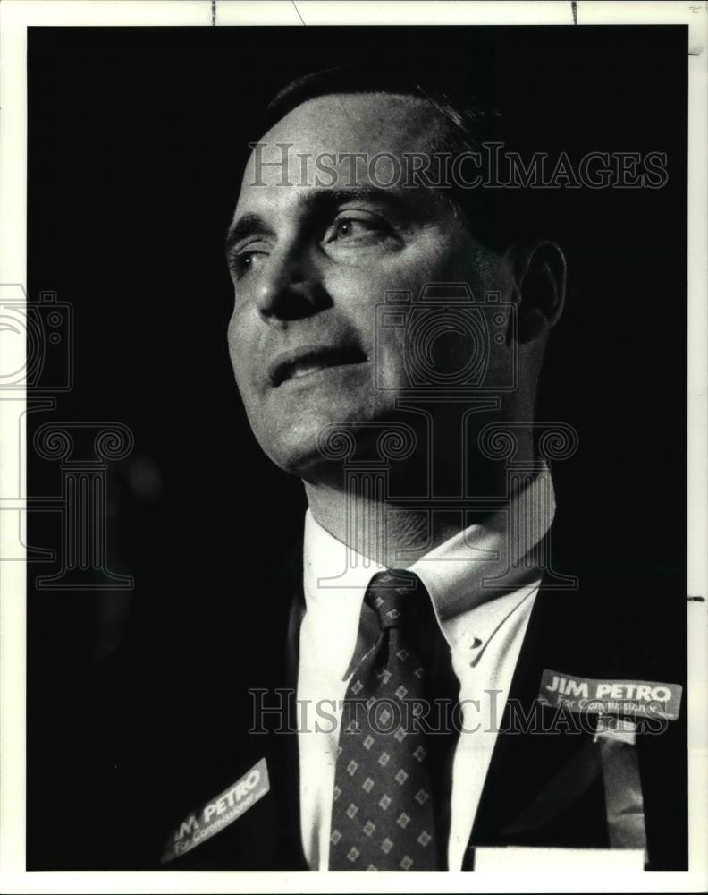 1991 Press Photo Jim Petro, newly elected County Commissioner - cva34384 - Historic Images