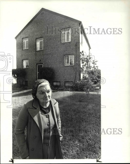 1983 Press Photo Ann Payne's home bought by government for airport project - Historic Images