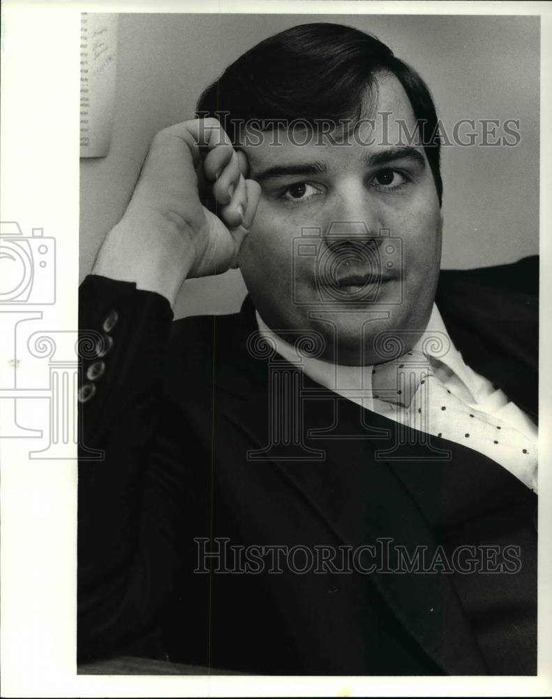 1981 Press Photo Cleveland Homicide Detective Tim Patton - cva34493 - Historic Images
