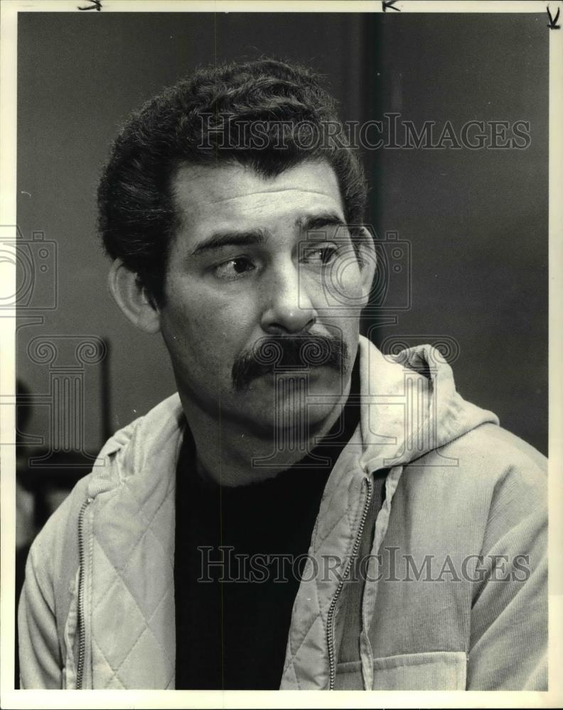 1984 Press Photo Robert E Patton, Cleveland Police involved in Airport Shooting - Historic Images