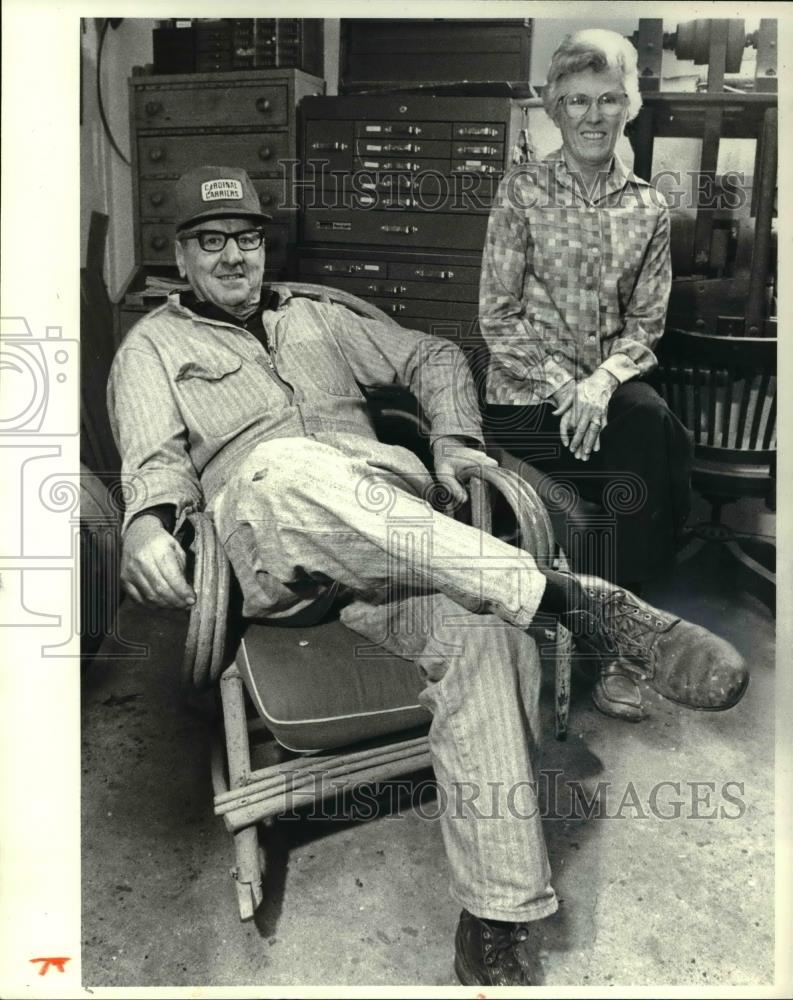 1980 Press Photo Capt Homer Payton & Lucille - cva34519 - Historic Images