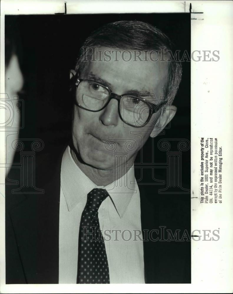 1988 Press Photo US Rep Donald J Pease - cva34526 - Historic Images