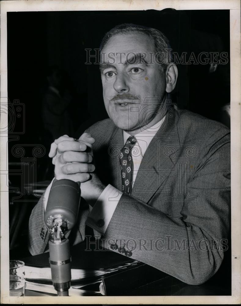 1950 Press Photo Dean Acheson at Senate Foreign Relations Committee Meeting - Historic Images