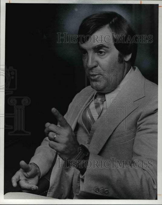 1977 Press Photo Carson W Markley- Warden Alderson Federal Correction Institute - Historic Images