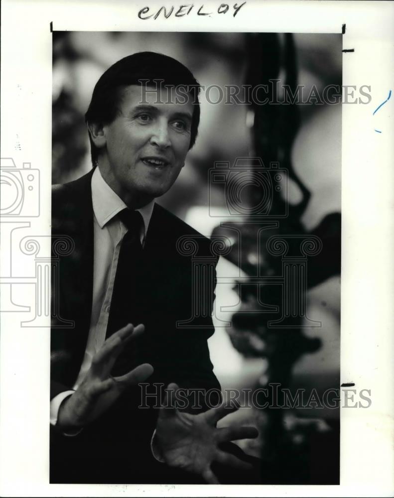 1990 Press Photo Neil MacGregor, Director of the National Gallery of London - Historic Images