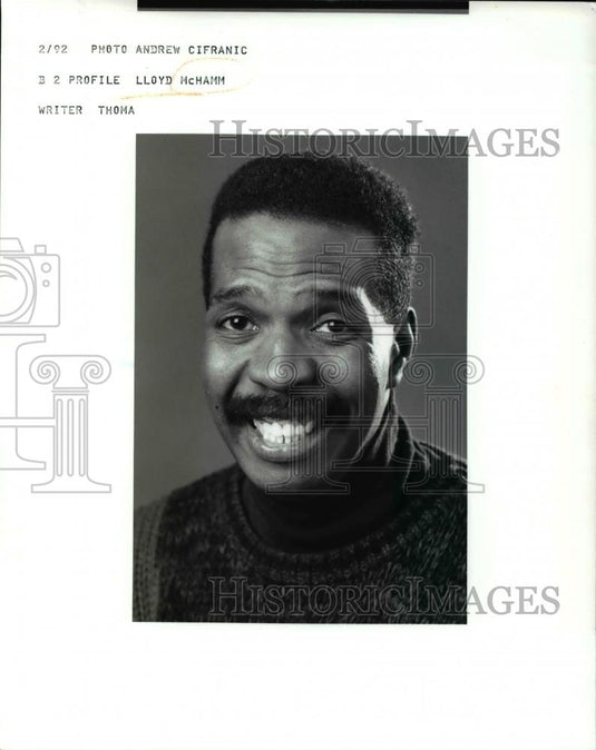 1992 Press Photo Lloyd McHamm - cva34689 - Historic Images