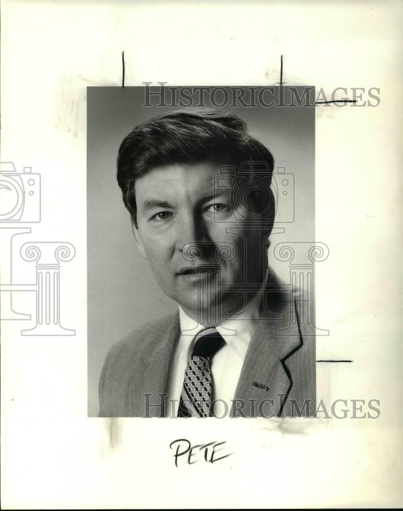 1984 Press Photo Le Roy Peterson, Candidate State Representative 17th District - Historic Images