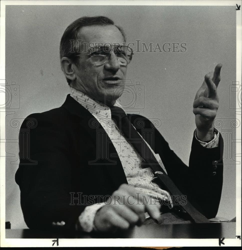 1982 Press Photo Lawrence A Pezzullo, former US Ambassador to Nicaragua - Historic Images