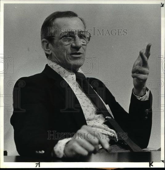 1982 Press Photo Lawrence A Pezzullo, former US Ambassador to Nicaragua - Historic Images