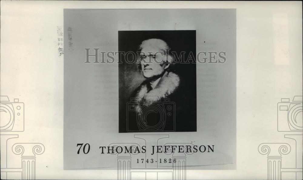 1979 Press Photo Thomas Jefferson - cva37739 - Historic Images