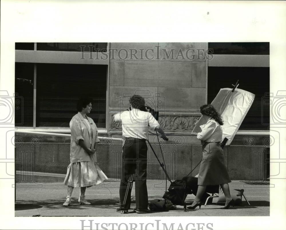 1986 Press Photo Maria Riccardi, Plain Dealer TV Critic - cva37770 - Historic Images