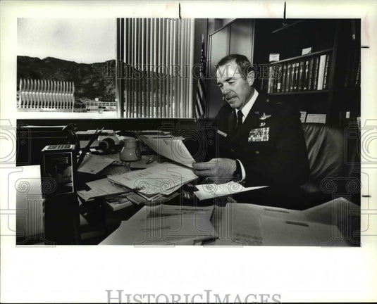 1989 Press Photo Brigadier General Joseph J. Redden - cva37787 - Historic Images
